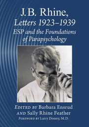 Cover of J.B. Rhine. Letters 1923–1939: ESP and the Foundations of Parapsychology