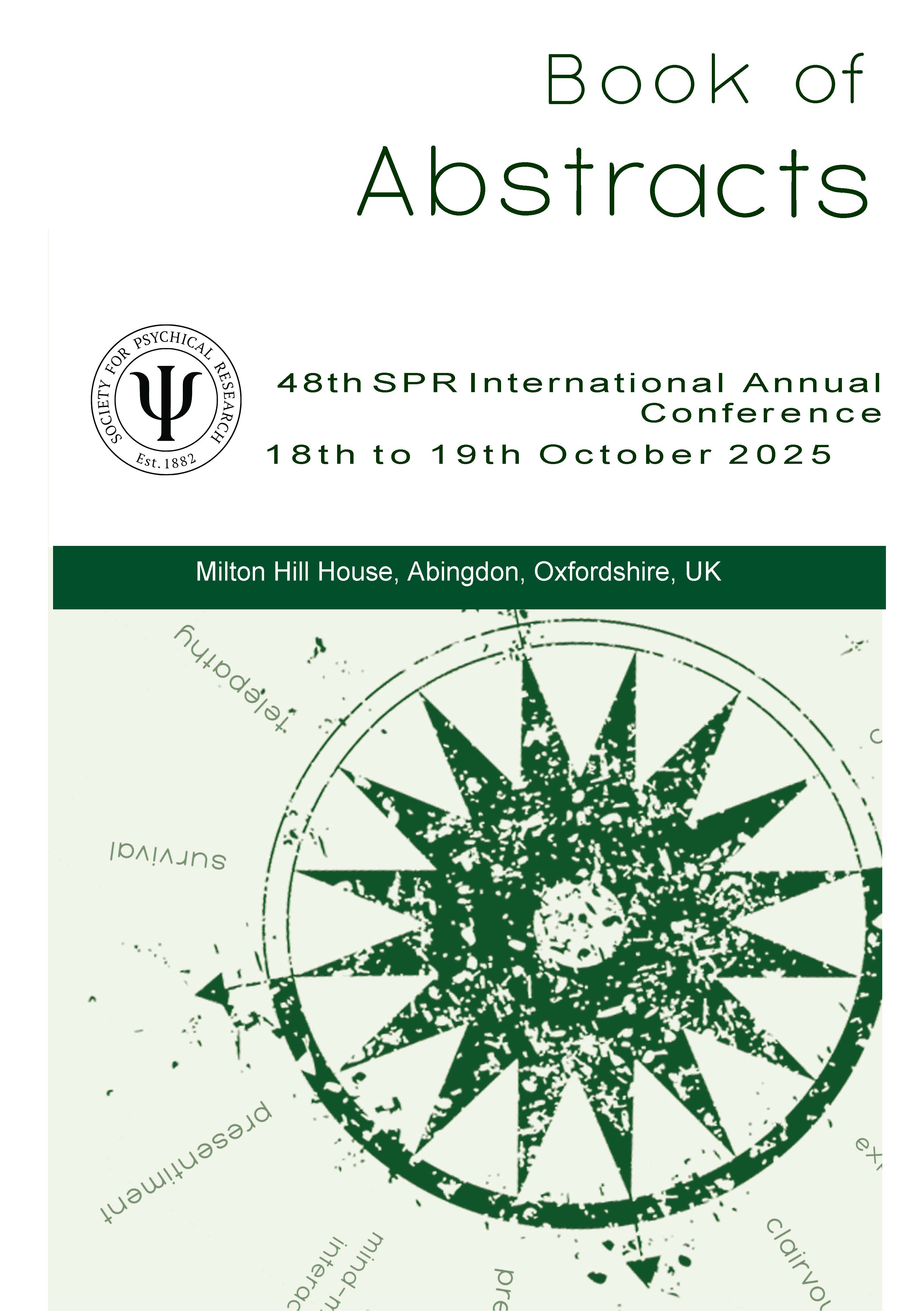 Conference abstracts cover 2025