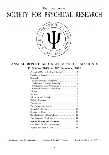 Cover of Annual Report 19-20