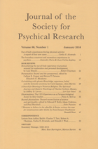 Journal of the Society for Psychical Research cover thumb